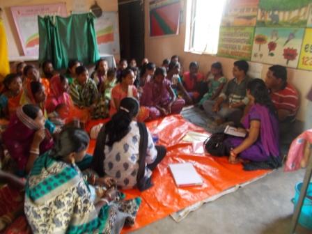 Meeting among Women Group Members on their Rights